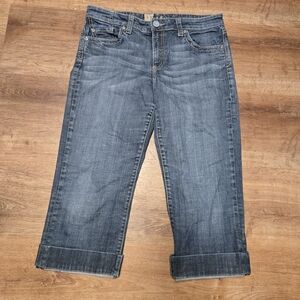 Kut from the Kloth Dark Wash Cropped Jeans Size 10